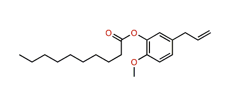 3-Allyl-6-methoxyphenyl decanoate